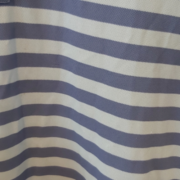 NIKE | Boys Striped Golf Polo Shirt Purple Blue Size Large (12-14) - Picture 8 of 9